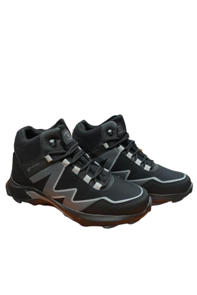 M.P. Erkek Trekkıng Outdoor Ayakkabı Siyah Gri 212-2184 - Resim 2