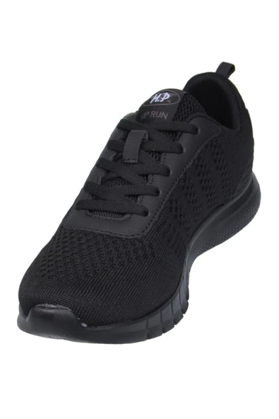 M.P. Kadın Siyah Bağcıklı Spor Ayakkabı 211-7401zn 100 - Resim 3