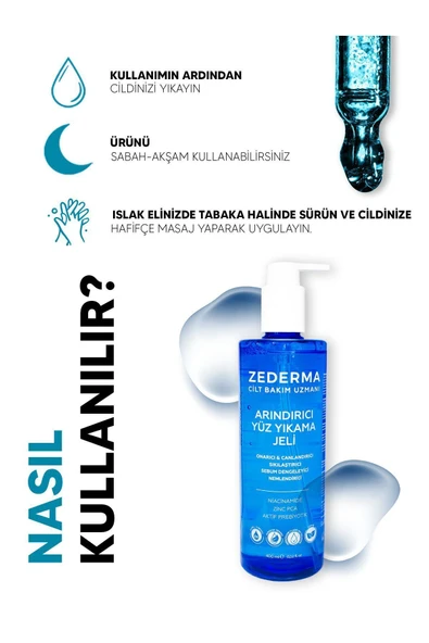 Arındırıcı Yüz Yıkama Jeli 400 Ml. Yağlı / Akne Eğilimli & Hassas Ciltler Için - 5