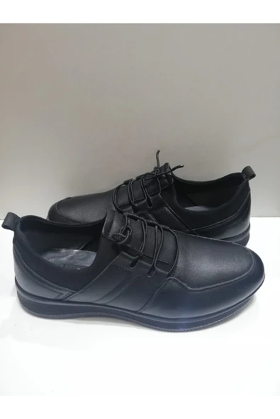 fastbırand Erkek Siyah Deri Ayakkabı - Resim 4