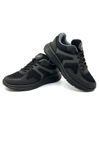 M.P. M.P 1569 Ful Ortopedik Siyah Unisex Yazlık Koşu ve Yürüyüş Ayakkabısı - Resim 6