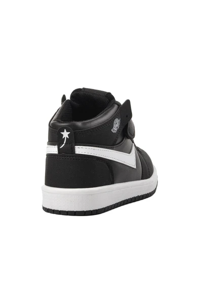 Aspor Lambırlent 8070-f Siyah-beyaz Çocuk Hi Sneaker - Resim 4