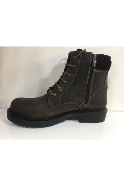 İMPERYAL Erkek Kahverengi Deri Bot - Resim 3