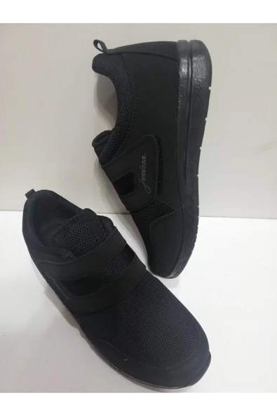 ARRİVARE Unisex Siyah Bağsız Ayakkabı - Resim 3