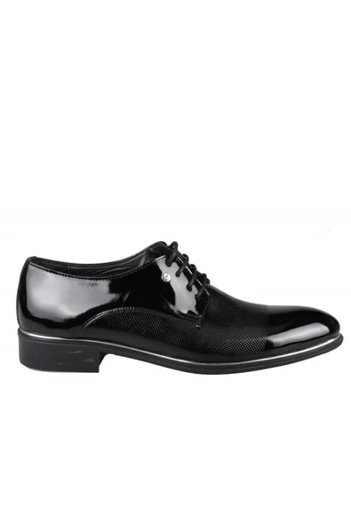 Tamboğa shoes Tamboga 572 Siyah Rugan Erkek Kundura ürün görseli 1