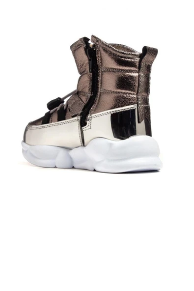 Coconat Twingo Işıklı Kız Çocuk Bebe Kar Bot Gümüş - Resim 3