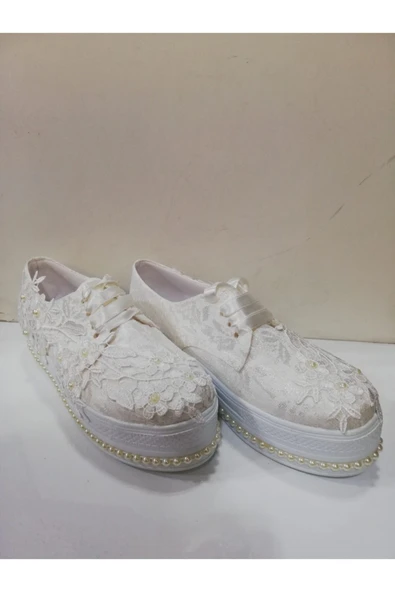 Gül Gelinlik Ayakkabı - Resim 3