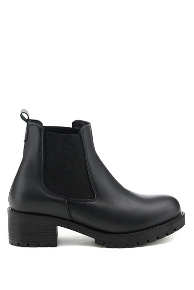 Polaris 318584.z 2pr Siyah Kadın Chelsea Bot - Resim 2