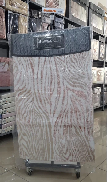 Özdilek 2'li Banyo Paspası - Klozet Takımı Flos Daey Pudra ürün görseli