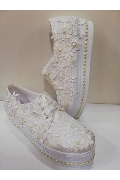 Gül Gelinlik Ayakkabı - Resim 6