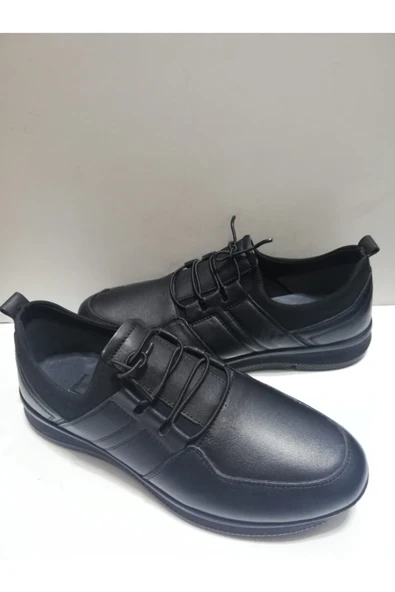 fastbırand Erkek Siyah Deri Ayakkabı - Resim 3