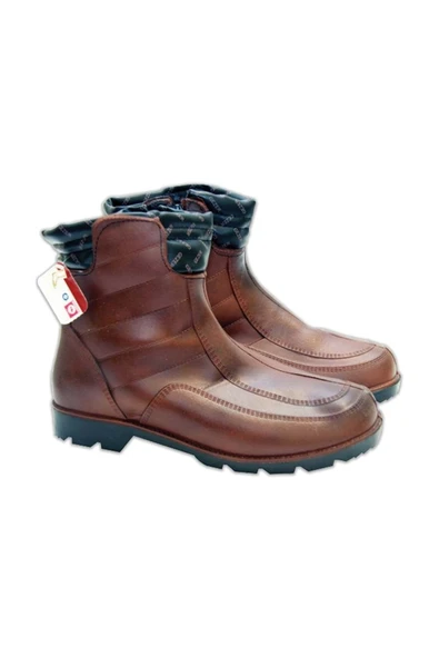 ÖZKUMRU YAPI MARKET Yünlü Bot Kahverengi Fermuarlı No 40 Gezer ürün görseli 1