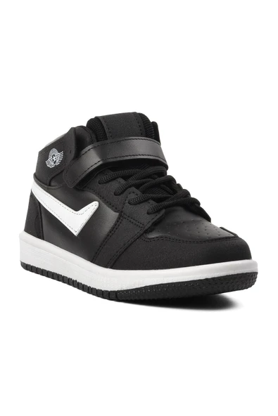 Aspor Lambırlent 8070-f Siyah-beyaz Çocuk Hi Sneaker - Resim 3