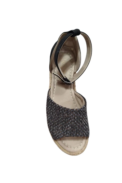 Femin Hasır sandalet - Resim 2