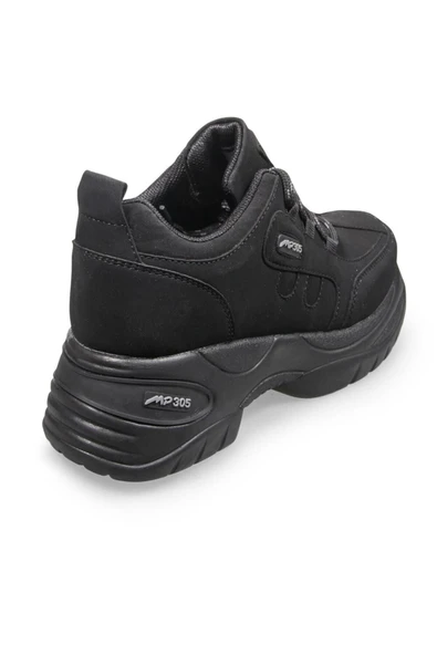 M.P. Mp Kadın Yüksek Taban Siyah Spor Ayakkabı 231-305zn 100 - Resim 3