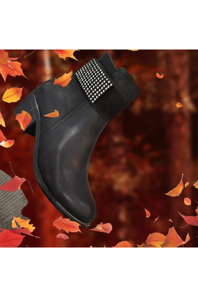 Fastbrandshoes kısa topuklu bot - Resim 4