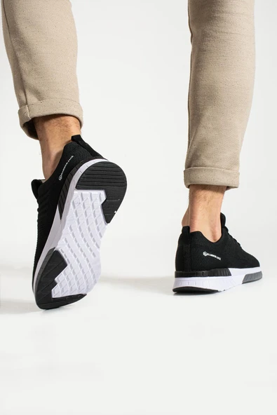 Hammer Jack Manaus Siyah Beyaz Erkek Spor Ayakkabı - Resim 3