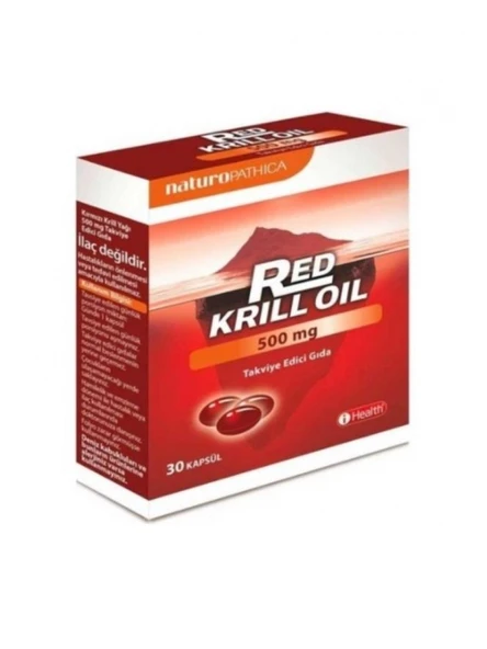 Naturo Pathica Red Krill Oil Besin Takviyesi 500mg 30 Kapsül ürün görseli