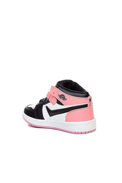 YEK SHOES Lambırlent 8070 Filet Pembe Çocuk Spor Ayakkabı - Resim 3