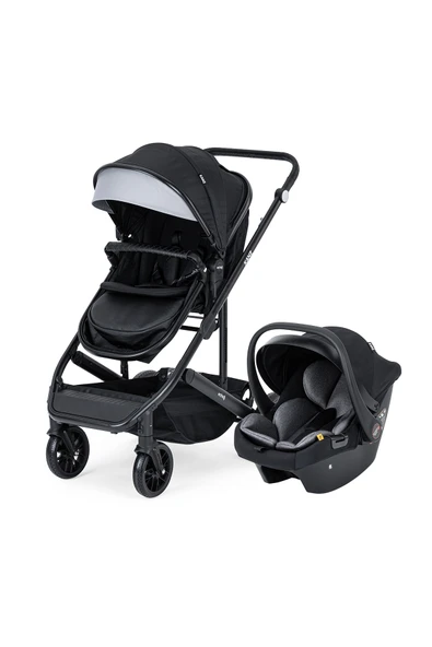 Kanz Echo Travel Sistem Bebek Arabası Siyah