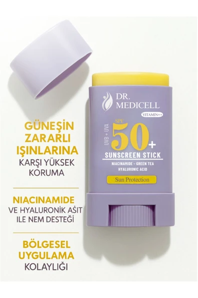 Stick Hassas Bölgeler Için Spf 50 Yüksek Korumalı Stick Güneş Kremi 20 gr . - 5