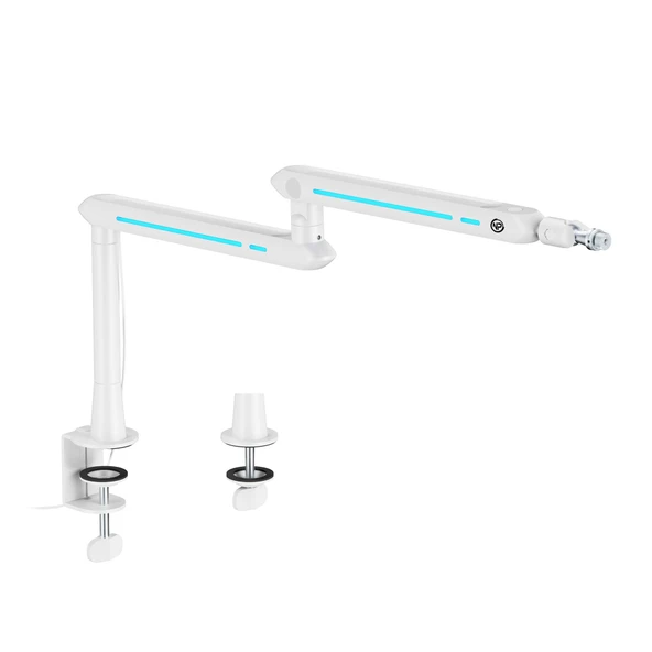 NPO STD191LW Elysium Profesyonel RGB Işıklı Amortisörlü Yayıncı Stüdyo Mikrofon Kolu - Resim 8