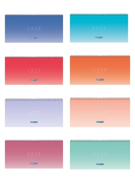 Gıpta 2025 Spiralli Masa Takvimi 16x33 cm 506-PXK 8 Adet ürün görseli