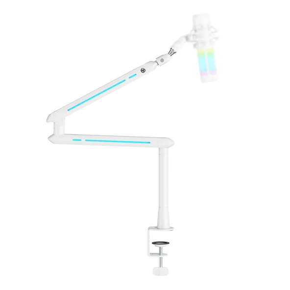 NPO STD191LW Elysium Profesyonel RGB Işıklı Amortisörlü Yayıncı Stüdyo Mikrofon Kolu ürün görseli 1