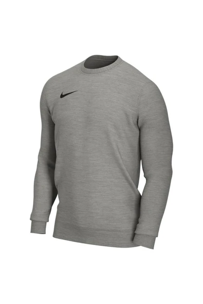 Nike M Nk Flc Park20 Crew CW6902-063 Gri Erkek Sweatshirt