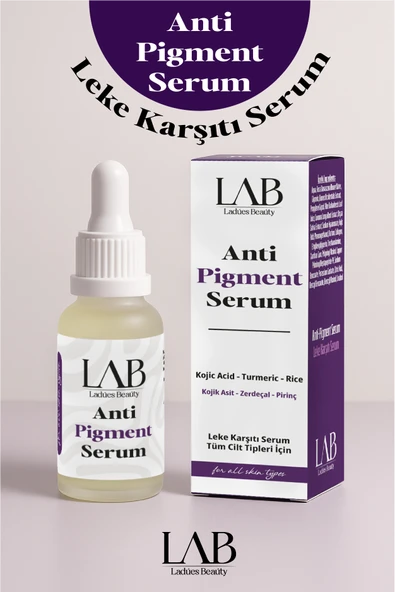 Lab Kojic Acid Zerdeçal Pirinç Etkisi İle Leke Karşıtı Serum ürün görseli