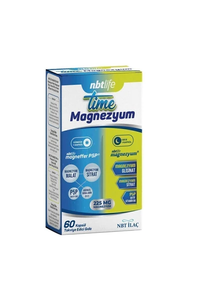 Time Magnezyum 60 Kapsül 2 Adet - 2