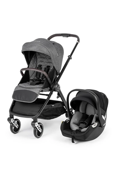Kanz x-Go Ultimate Travel Sistem Bebek Arabası Silver Gri