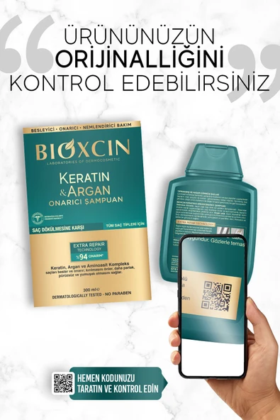 Keratin & Argan Onarıcı Şampuan 300 ml - Yıpranmış Ve Hasar Görmüş Saçlar 2 Li Avantaj Set- - 5