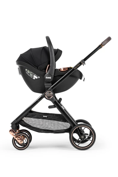 Kanz x-Go Ultimate Travel Sistem Bebek Arabası Rose Gold Siyah - 8