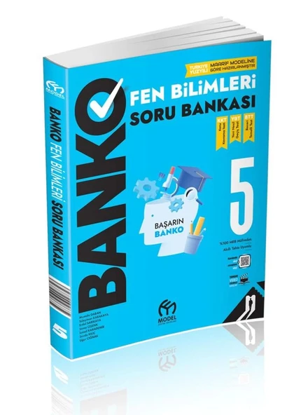 MODEL EĞİTİM YAYINLARI 5.Sınıf Banko Fen Bilimleri Soru Bankası ürün görseli