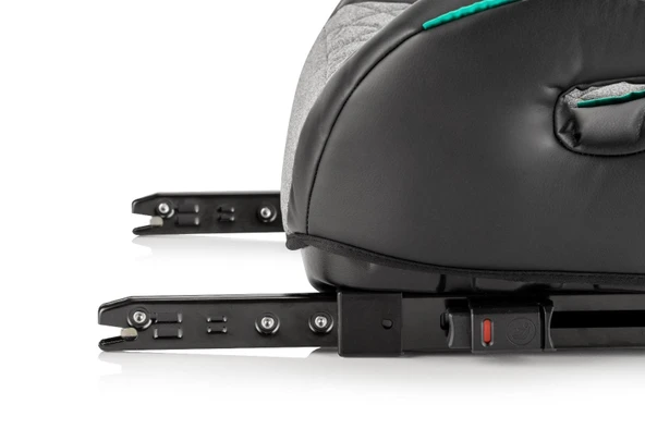 Kanz Fusion Emniyet Kemeri İle Kullanılabilen İsofixli Oto Koltuğu Yükselticisi Gri - 3