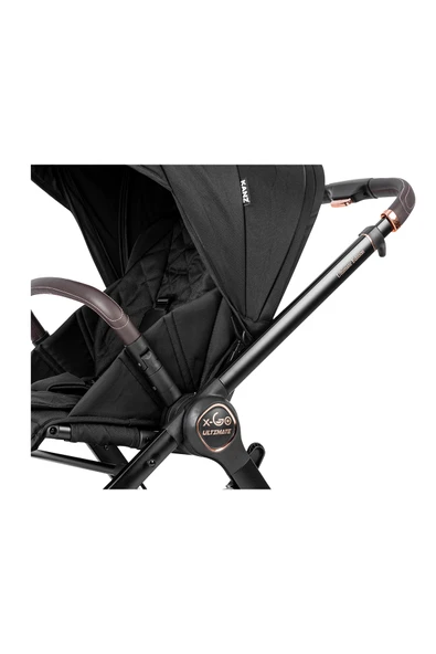 Kanz x-Go Ultimate Travel Sistem Bebek Arabası Rose Gold Siyah - 11