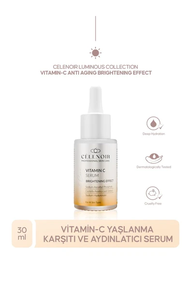 Luminous C Vitamini Serumu – Aydınlatıcı & Leke Karşıtı Ve Nemlendirici Bakım 30ml