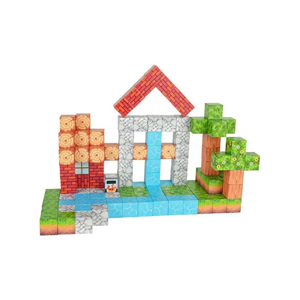 Megacraft Manyetik Bloklar Orman Temalı 119 Parça - Resim 2