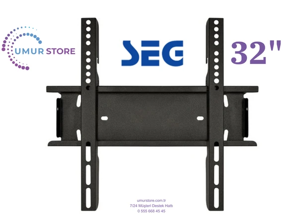 Seg 32SRB900 32inc 80 cm HD Smart 32”, 39”, 40” Uyumlu Lcd Led TV Sabit Duvar Askı Aparatı ürün görseli