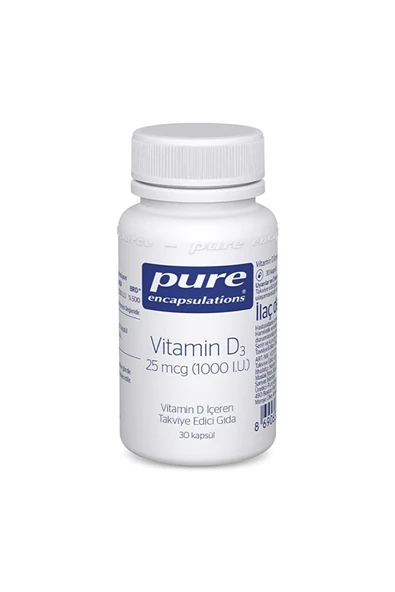 Vitamin D3 1000 Iu 30 Kapsül