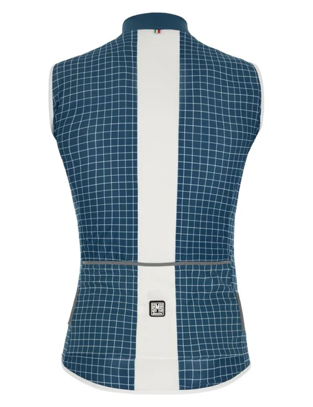 Santini Nebula Büyük Beden Erkek Rüzgarlık Yelek 1W54275NEBUL - Resim 3