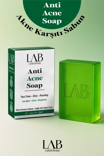Lab Çay Ağacı Çinko Maydonoz Etkisi İle Akne Karşıtı Sabun ürün görseli 1