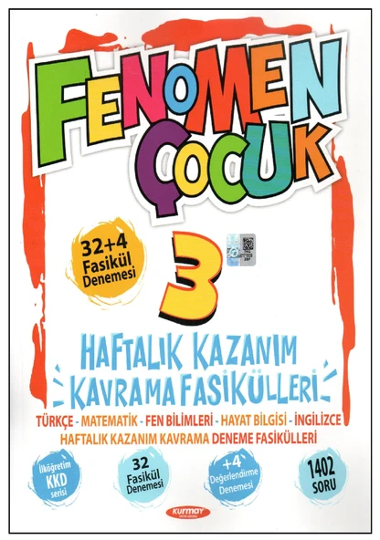 KURMAY 3. SINIF HAFTALIK KAZANIM KAVRAMA FASİKÜLLERİ (32+4) ürün görseli 1