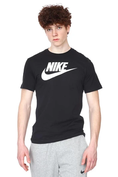 Nike Nsw Tee Icon Future AR5004-010 Siyah Erkek Tişört - 4
