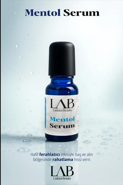 Lab Baş Boyun ve Alın Bölgelerinde Rahatlama Hissi Veren Ferahlatıcı Mentol Serum