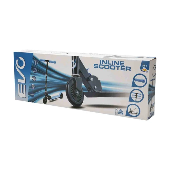 Evo 2 Tekerlekli Inline Mavi Scooter - Resim 3