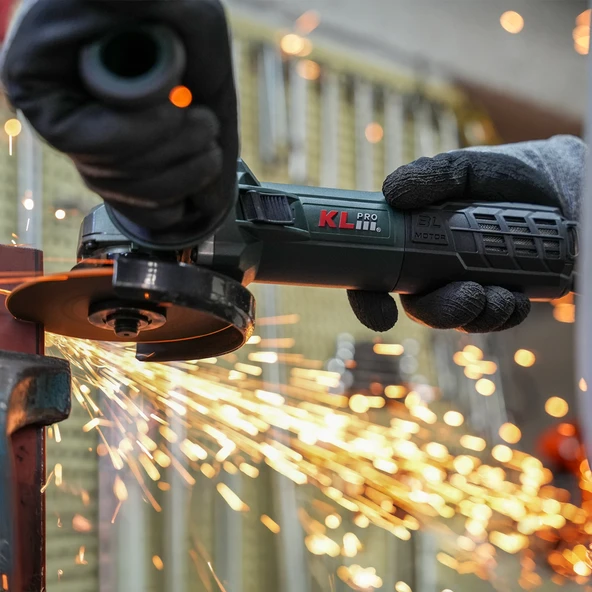 Klpro KLAT12506B 1550W 125mm Kömürsüz Avuç İçi Taşlama - Resim 2