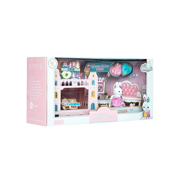 Bay Dreamy Mini Tavşan Eğlenceli Ranza Seti ürün görseli 1