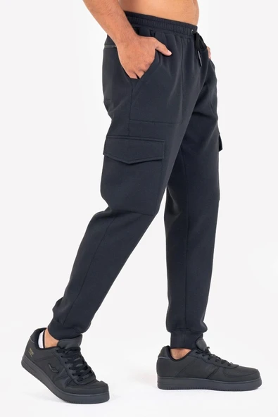 Lescon 23NTES001144-633 Siyah Erkek Eşofman Altı - 3